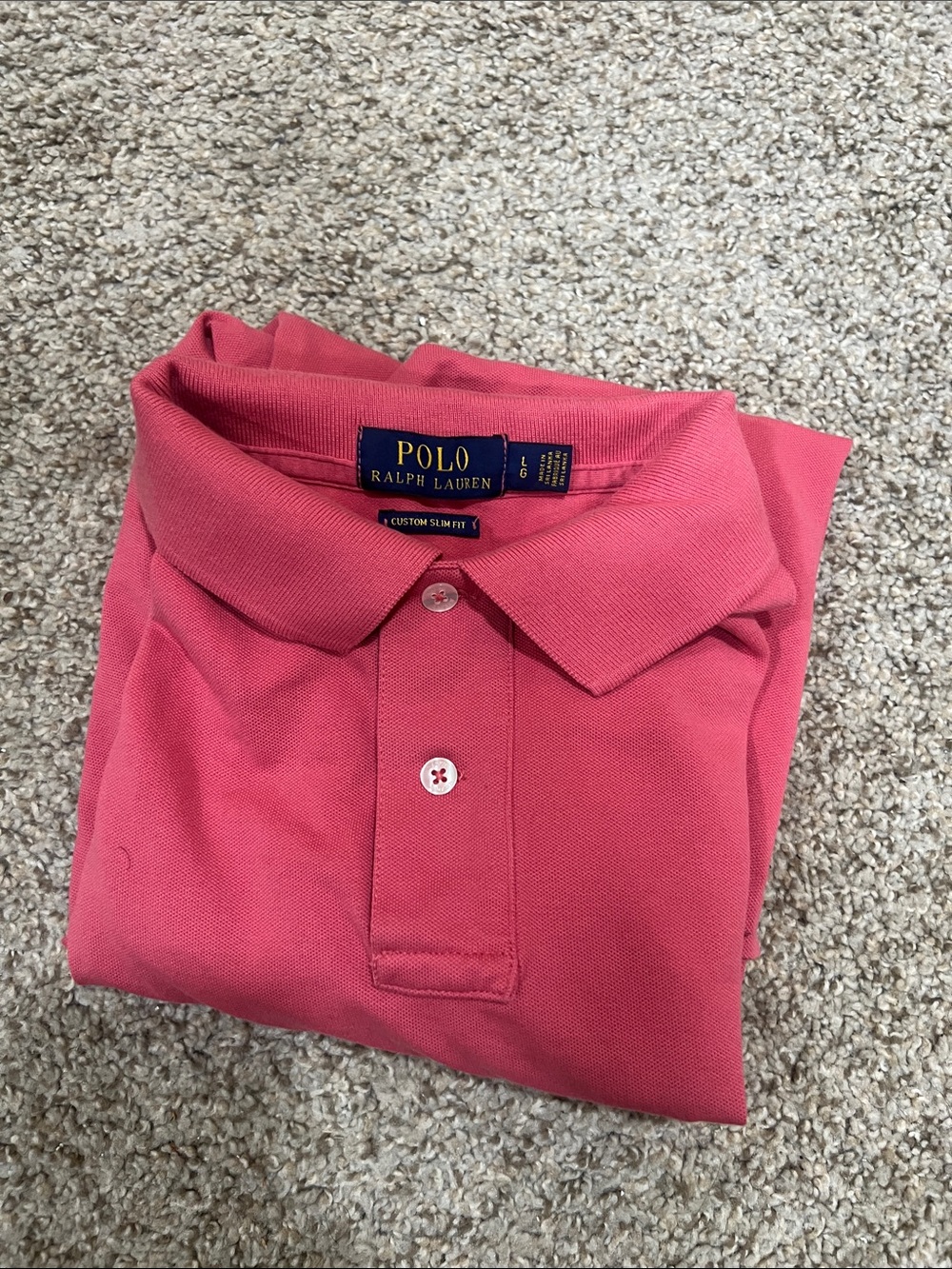 Polo by Ralph Lauren Men’s Pink Short-Sleeve Polo